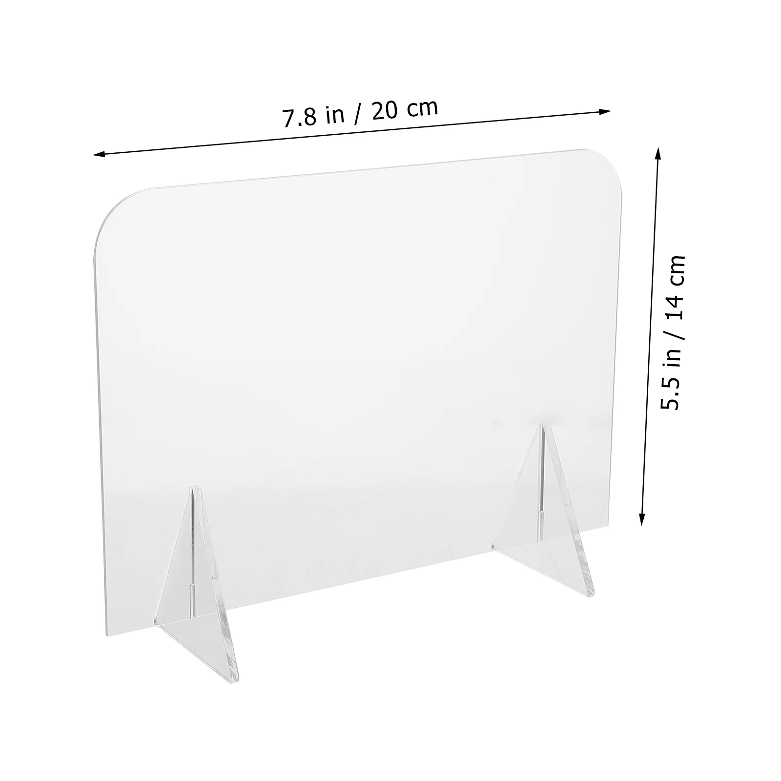 Clear Note Memo Board Acrylic Message Desktop Boards Writing Office Calendar White