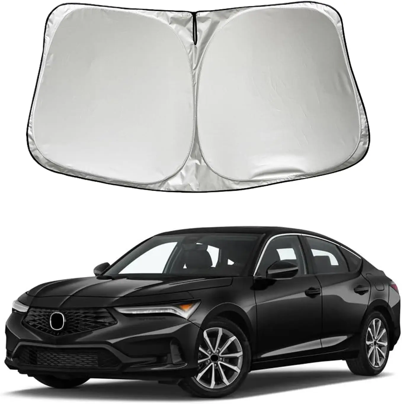 

Car Windshield Sun Shade Sunshade Compatible with Acura Integra 2025 2024 2023 TLX 2021-2025 TL 2009-2014 ILX 2013-2022 Sport Hy