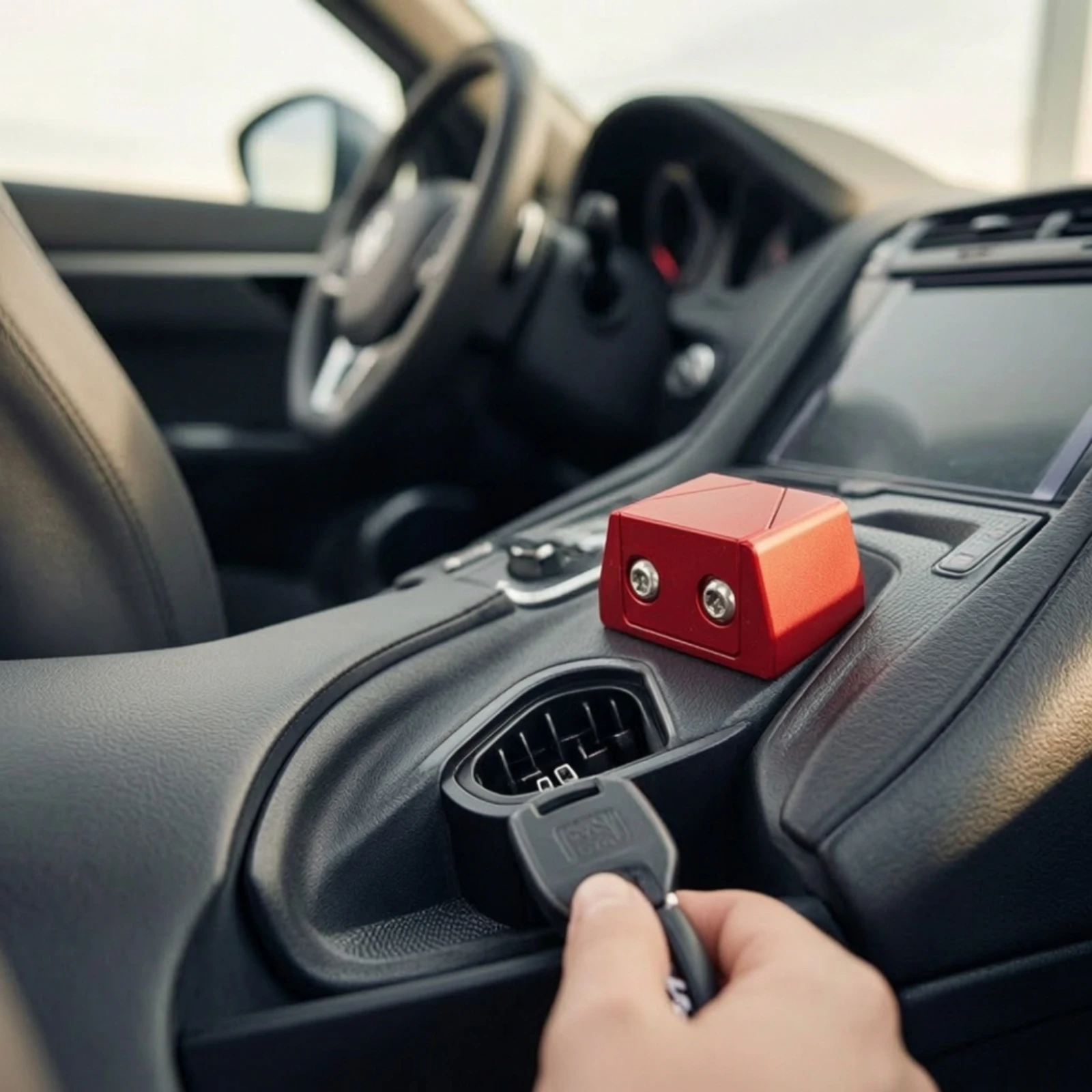 OBD Port Cover with Security Keys Secure OBD Port Lock with Keys OBD2 Lock Long-Lasting Easy to Install for Drivers