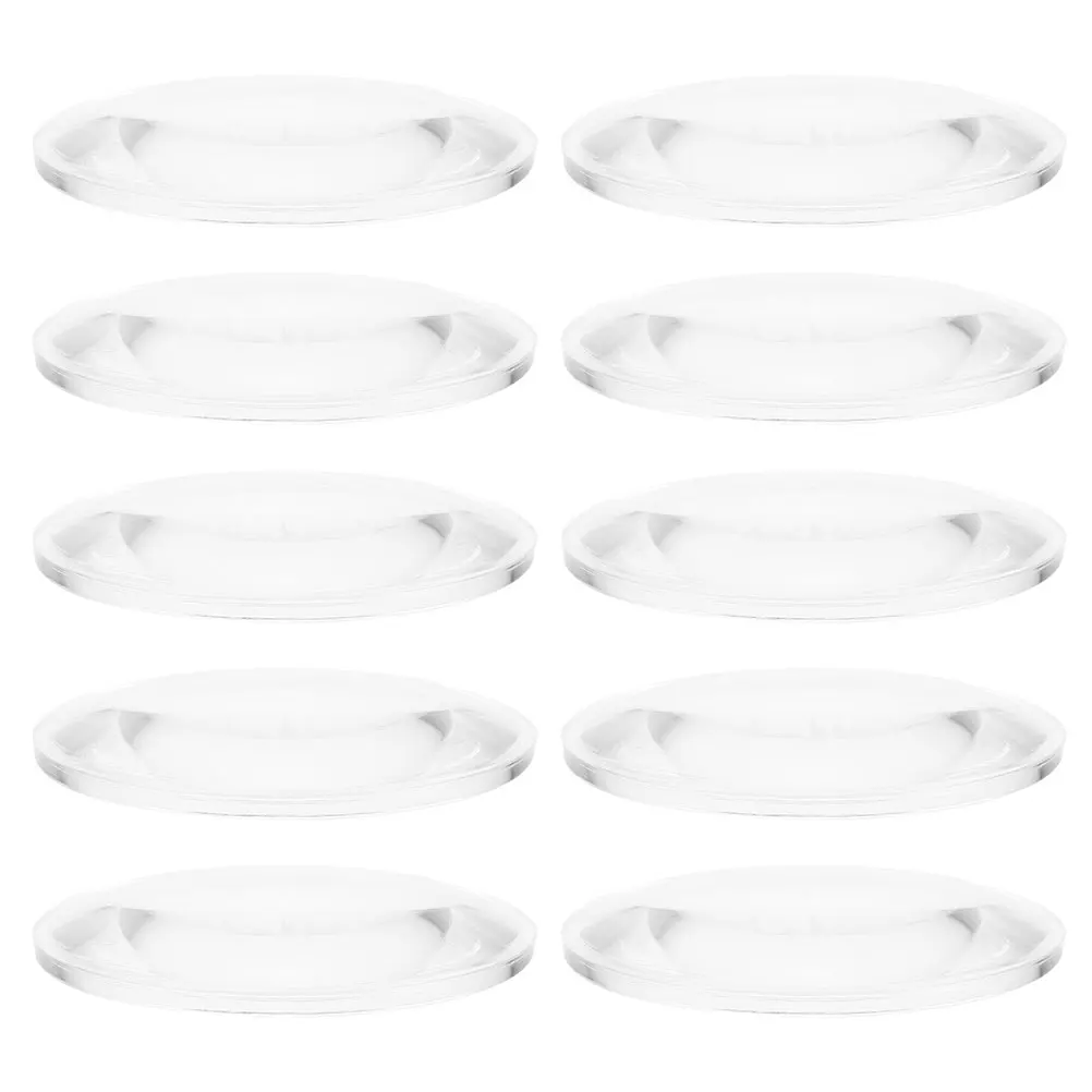 

10 Pcs 3D Magnifying Glass Lens Physics Optical Double Convex Teaching for Lenses Science Tool