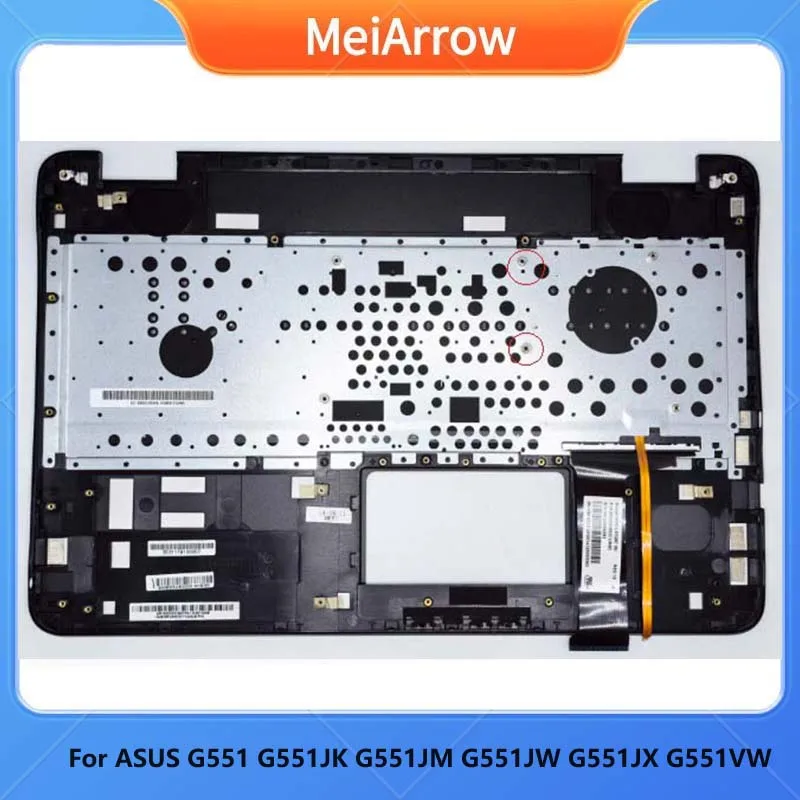 MEIARROW New/Org dla Asus G551 G551J G551JK G551JM G551JW G551JX G551VW G551V Palmrest Spainish Sp klawiatura górna pokrywa, podświetlana