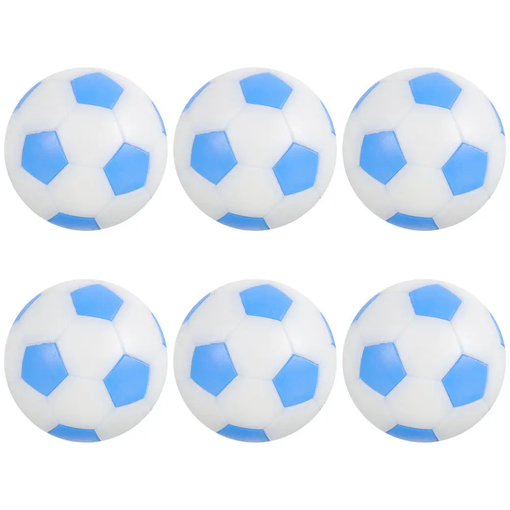 

6Pcs Table Football Balls Mini Foosball Replacement Balls Durable Plastic Table Soccer Game Accessories Foosball Ball for Adult