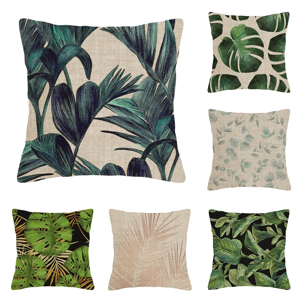 Decorative Cushion for Home Living Room Decor Throw Pillowcase pillow Cover 45*45 40*40 60x60cm 45x45cm 50x50cm boho plant leaf