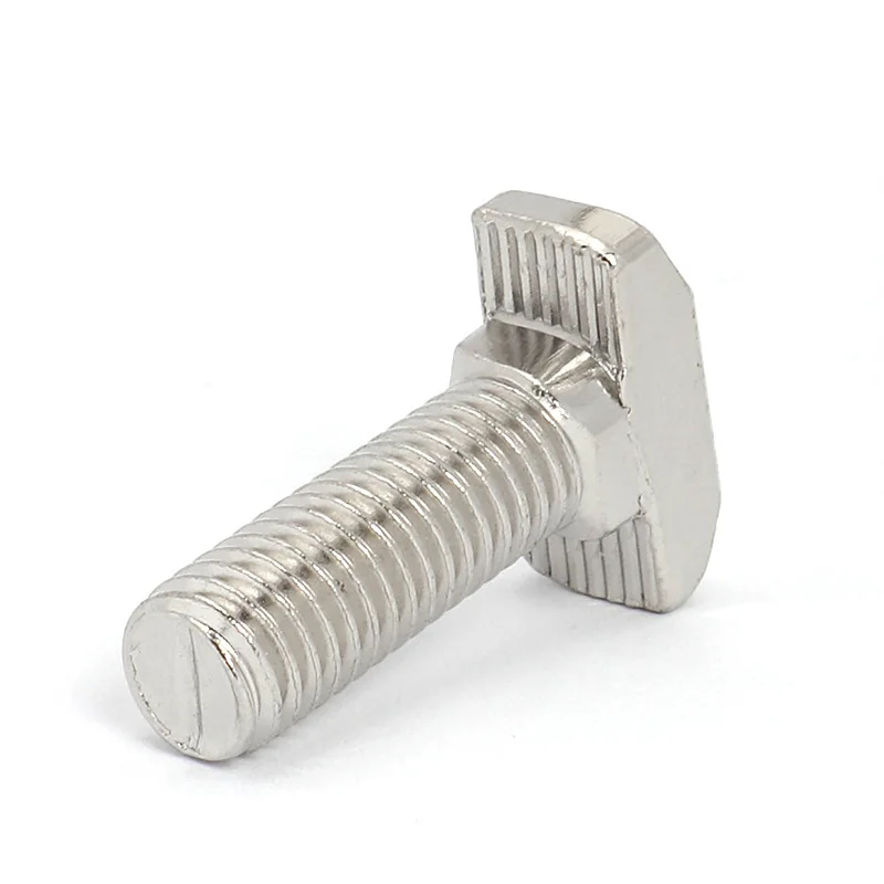 2/5/10PCS M5 M6 M8 T Hammer Head T Bolt Aluminum Connector T head bolts Screws for 20/30/40/45 Aluminum Profiles