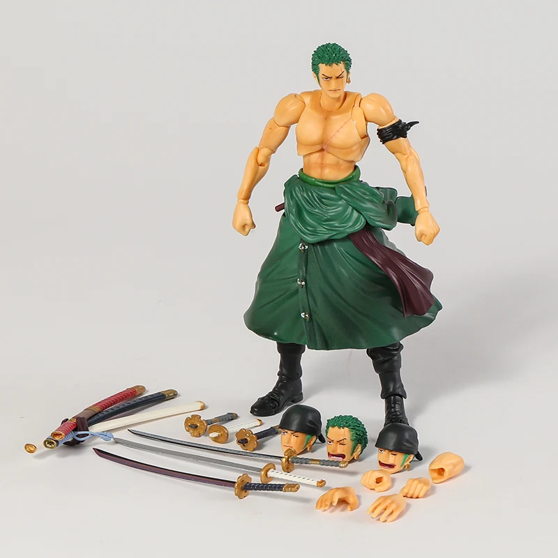 ONE PIECE Action Figures Ace Luffy Zoro PVC Model 17-19cm