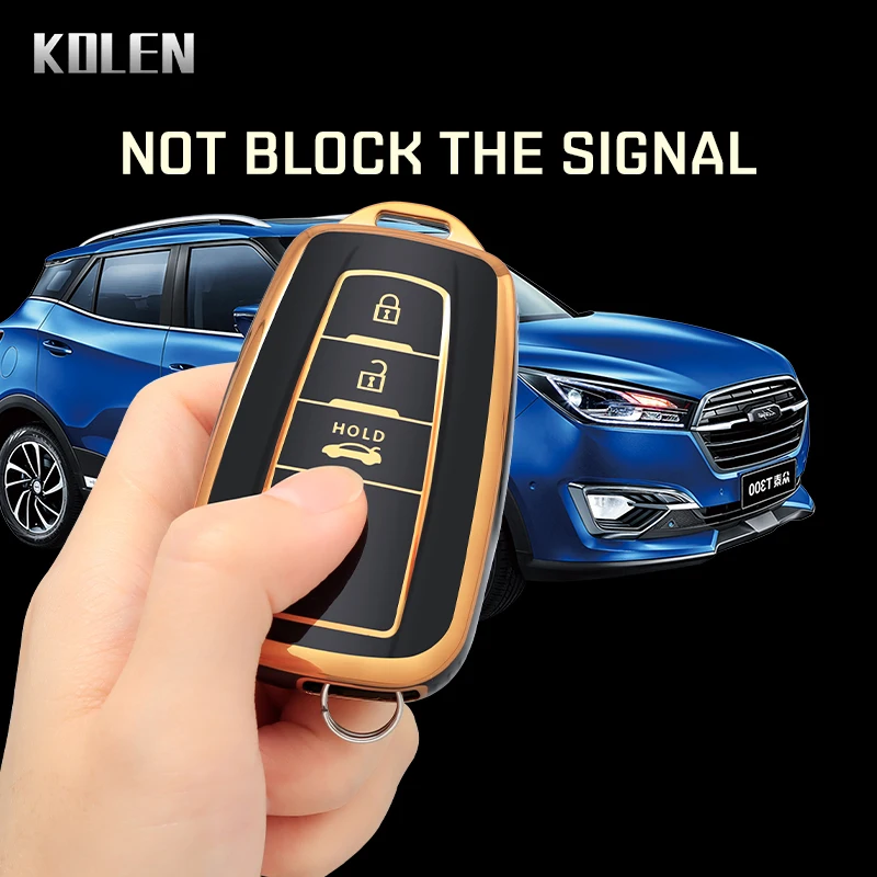Funda de TPU para mando a distancia de coche, carcasa a la moda para Toyota Corolla Prius Camry CHR C-HR RAV4 Altis Land Cruiser Prado, sin llave