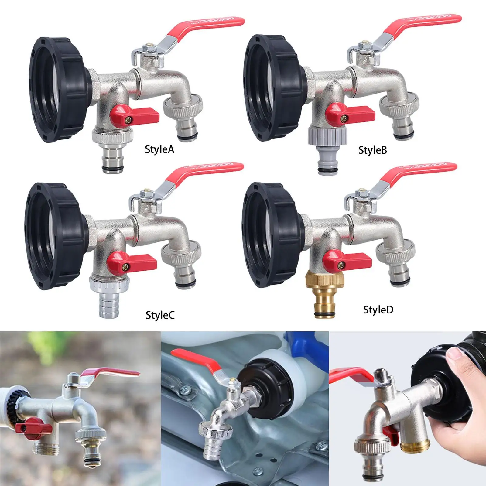 Универсальный переходник для резервуара, сменные фитинги для резервуара для воды для садовой теплицы, фермы