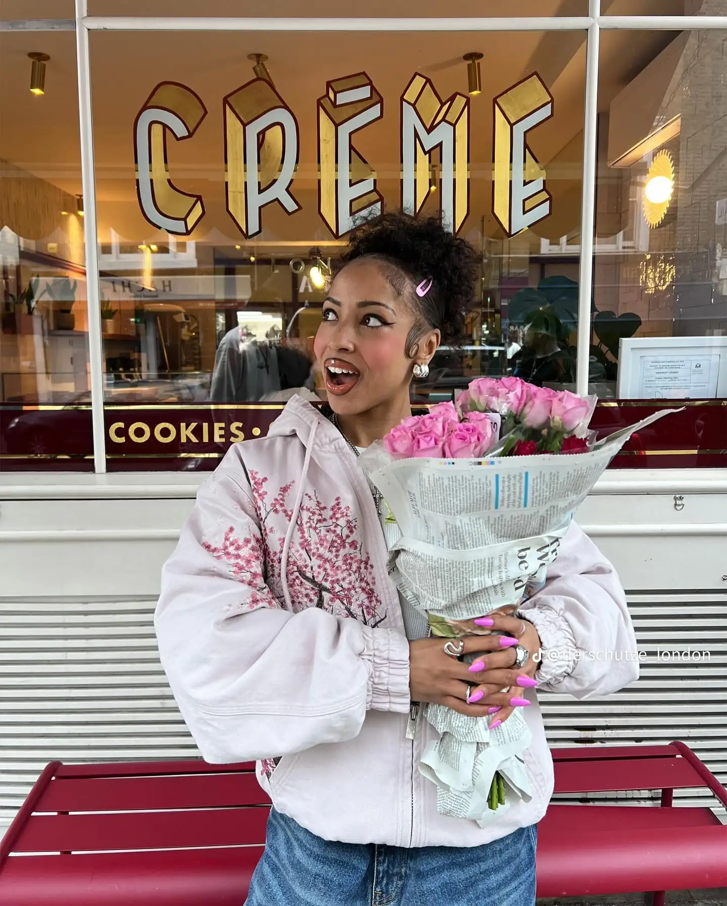 Y2K جديد Harajuku شجرة البرقوق المطرزة المتضخم الوردي سستة هوديس للرجال والنساء القوطية موضة ريترو الشارع بلوزات