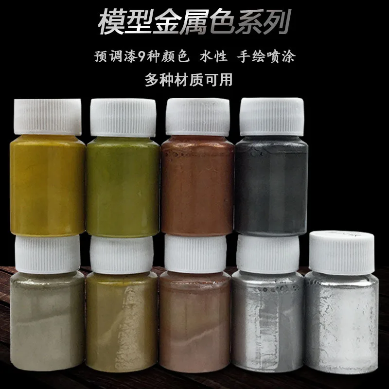 Model coloring spray paint water-based glossy paint without dilution pre adjustment