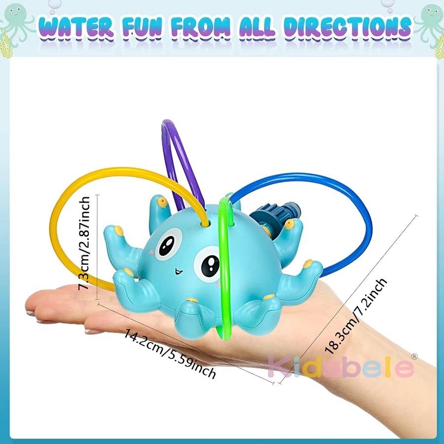 Octopus Sprinklers Water Toy Children's Outdoor Water Sprinkler Children Summer Water Toy for Lawn Garden For Children