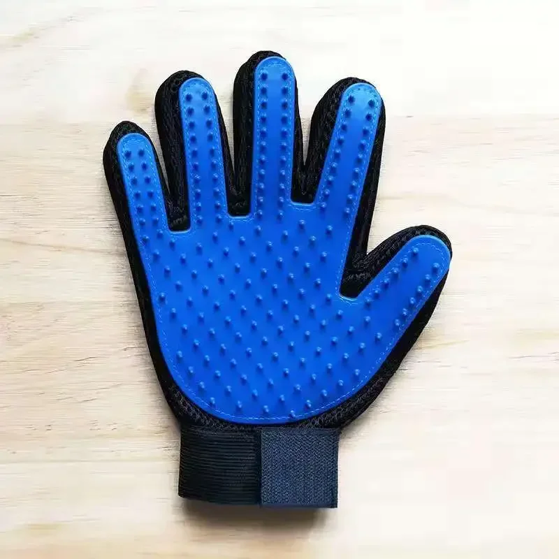 2-in-1 Tierpflege-Handschuhbürste, Haarentferner, Massagekamm für Hunde und Katzen, effiziente Fellentfernung, Tierpflegezubehör – Detail 7