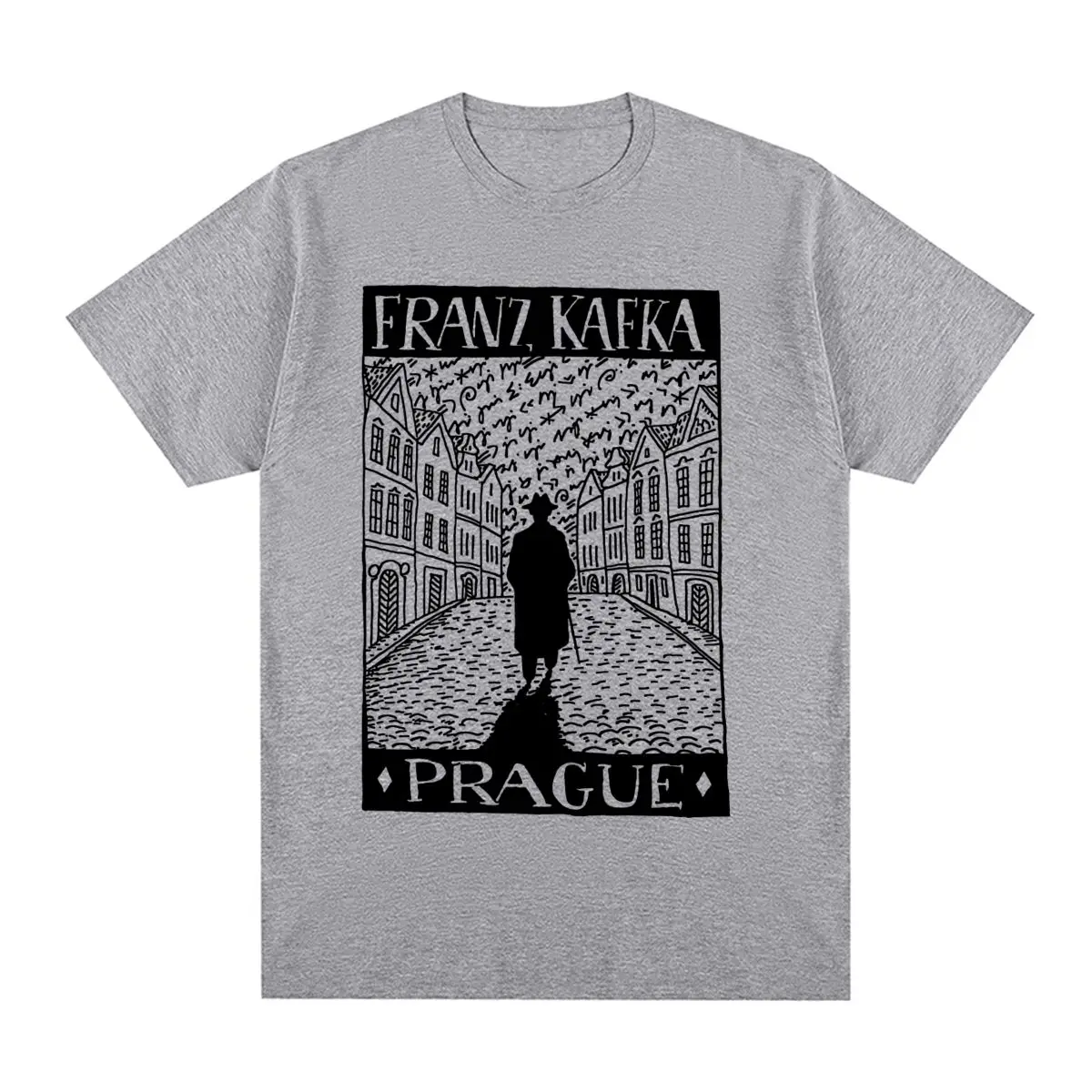 Franz Kafka Vintage T-shirt Baumwolle Metamorphose Literatur Bücher Schreiben Schriftsteller Lesen Männer T shirt Neue T T-shirt Frauen Tops