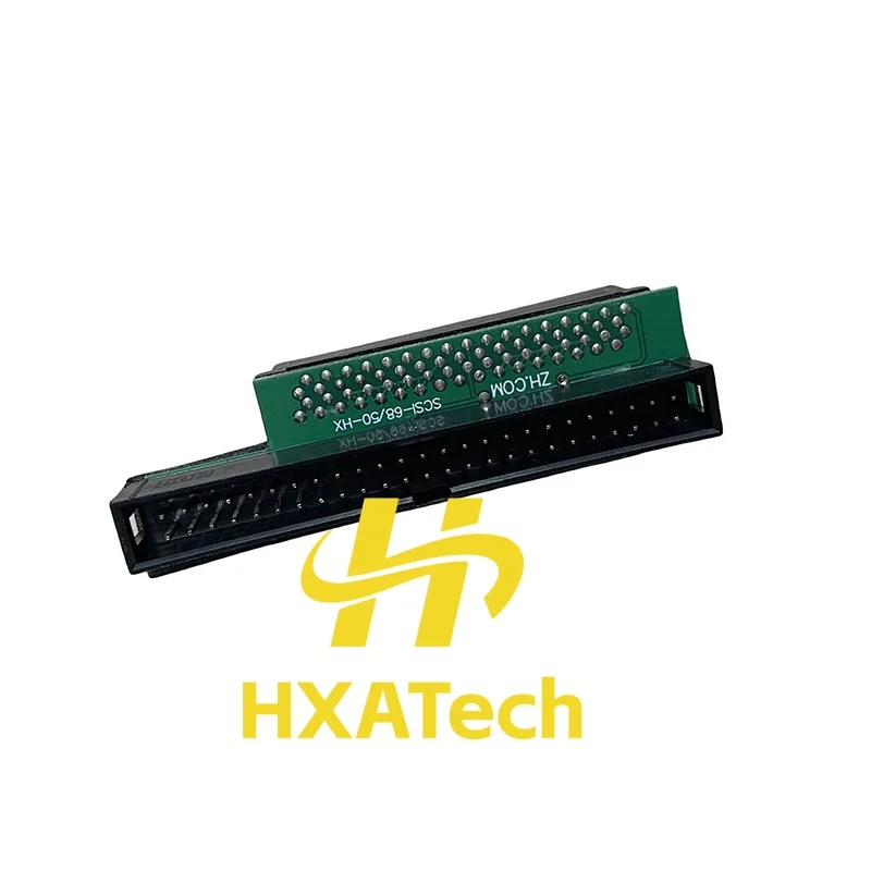 HXATech- High Quality SCSI 68pin Male to 50pin Male HDD Converter Adapter SCSI 68p to IDE 50p Hard Drive Adapter