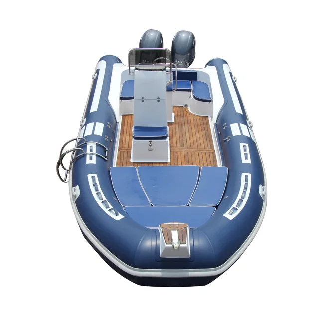 25ft 760cm Length PVC/HYPALON Fiberglass Hull Material Rigid Hull Inflatable Boat
