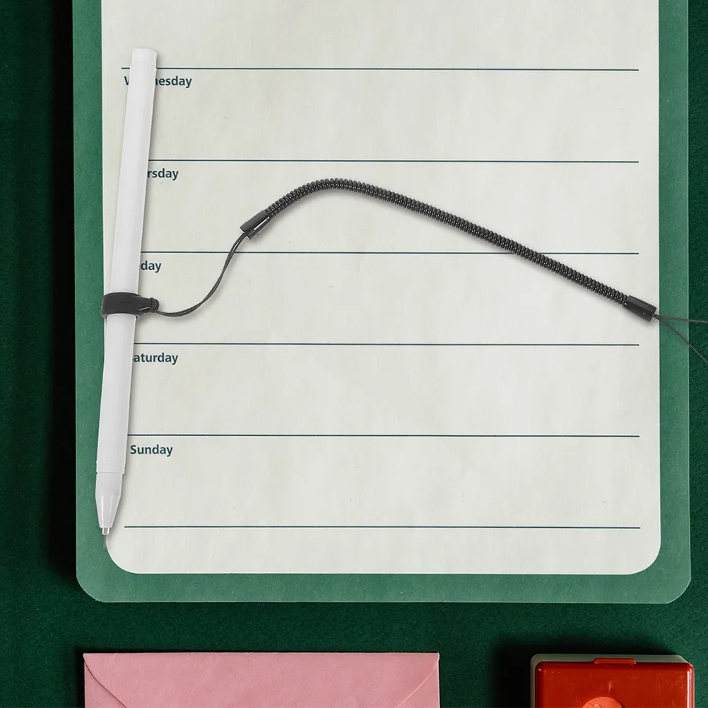 

5Pcs Plastic Spring Stylus Pen Tether Lanyard Retractable Elastic Anti-Lose Cord for Touchscreen Devices Easy Install