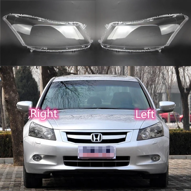 

Front Headlight glass transparent lampshade PC lampshade Anti cracking lens shell for Honda Accord 2008 2009 2010 2011 2012 2013