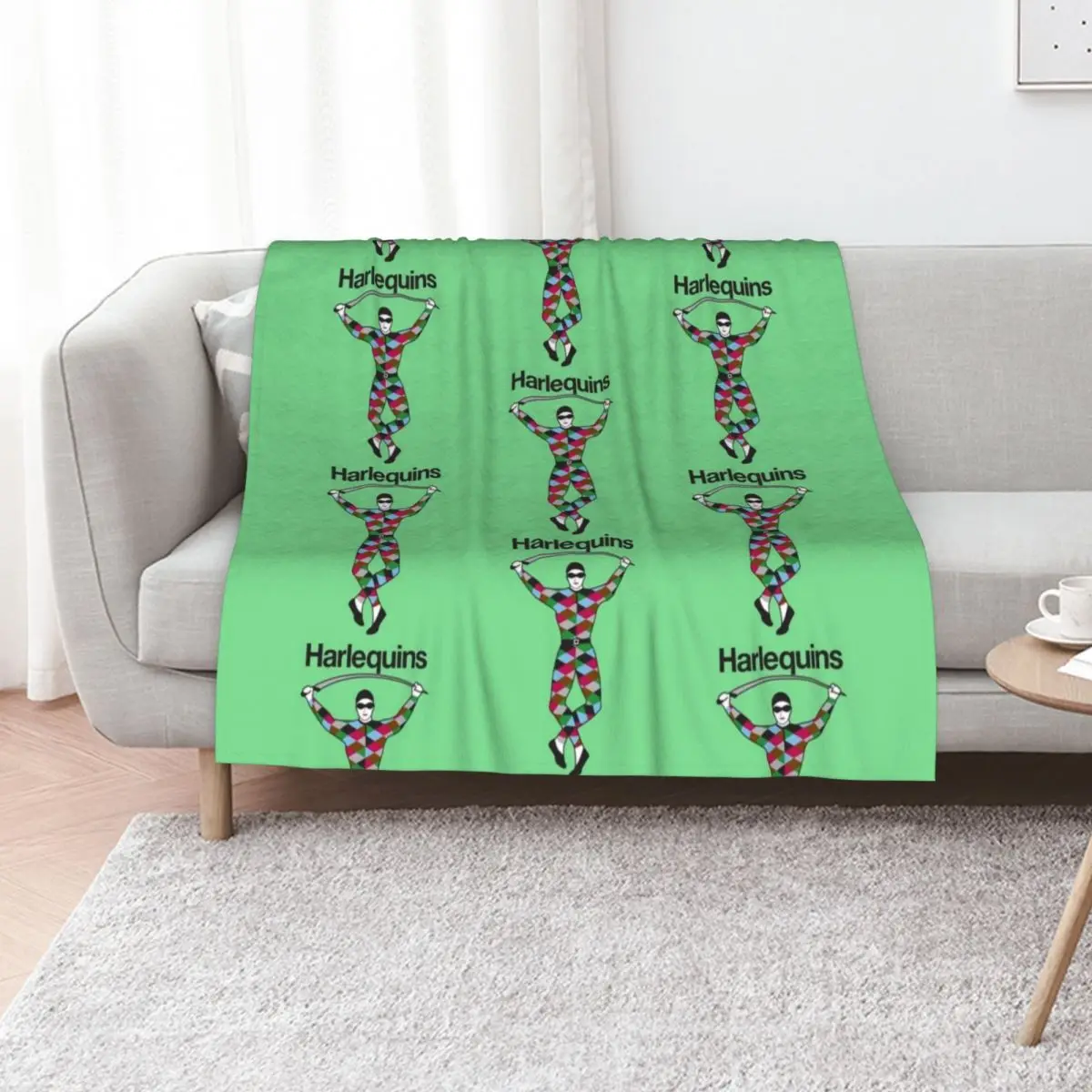 

(The Clown) Throw Blanket Travel Soft Bed Fashionable Custom Blankets