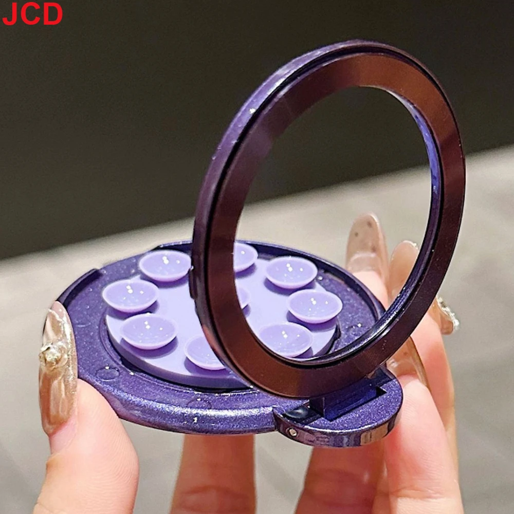 Silicone Suction Cup Phone Holder Mount Strong Magnetic Phone Holder Mount with Pull Ring Phone Grip for iPhone/Samsung/Android