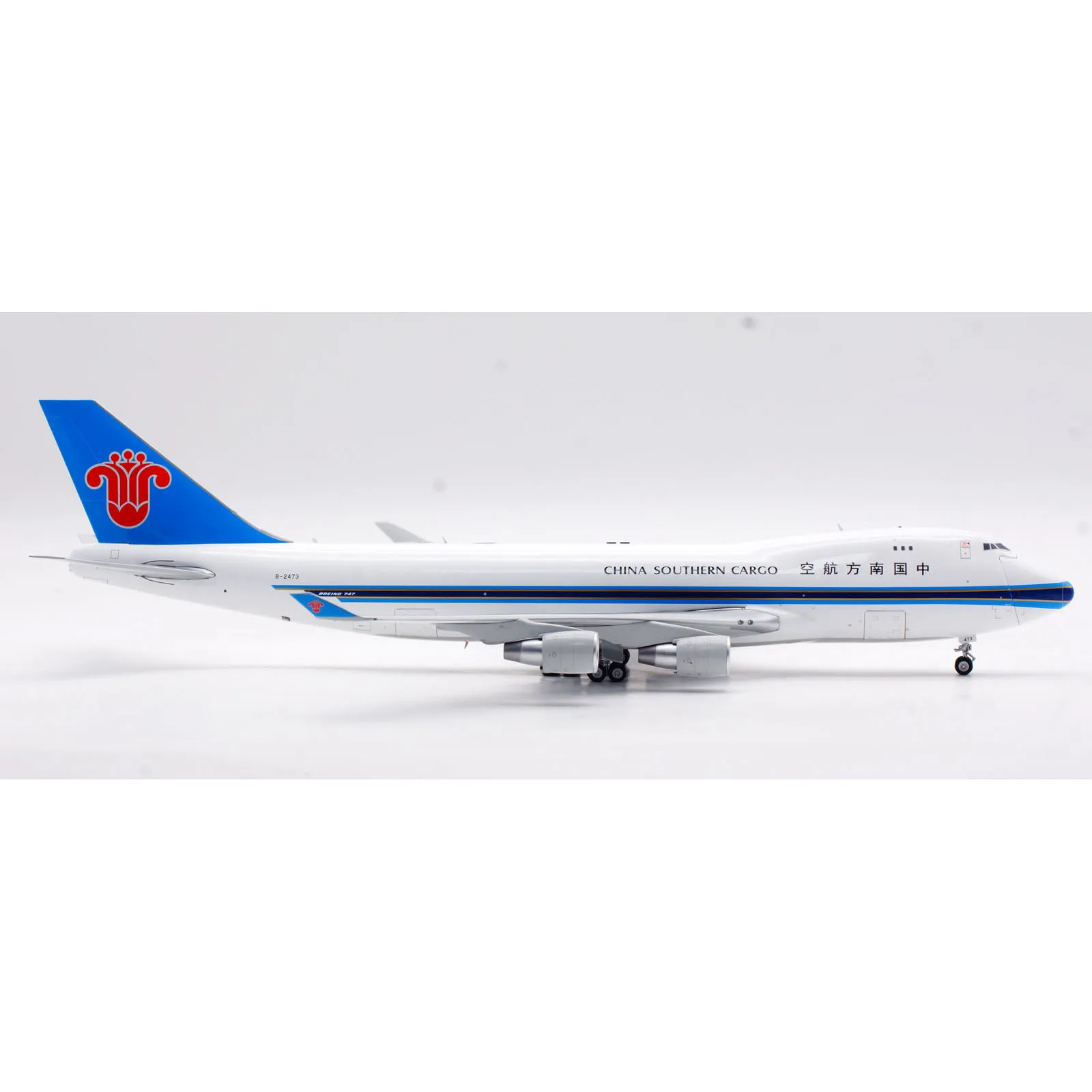 L2076C Liga Avião Colecionável SQ Asas 1:200 CHINA SOUTHERN CARGO [Porta Aberta] Boeing B747-400F Modelo de Aeronave Diecast B-2473