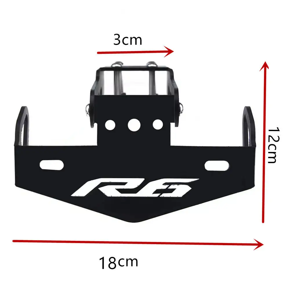 Motorcycle License Plate Bracket Holder for Yamaha R6 YZF-R6 YZFR6 2006-2016 Moto Tail Tidy Frame Bracket Rear Fender Eliminator