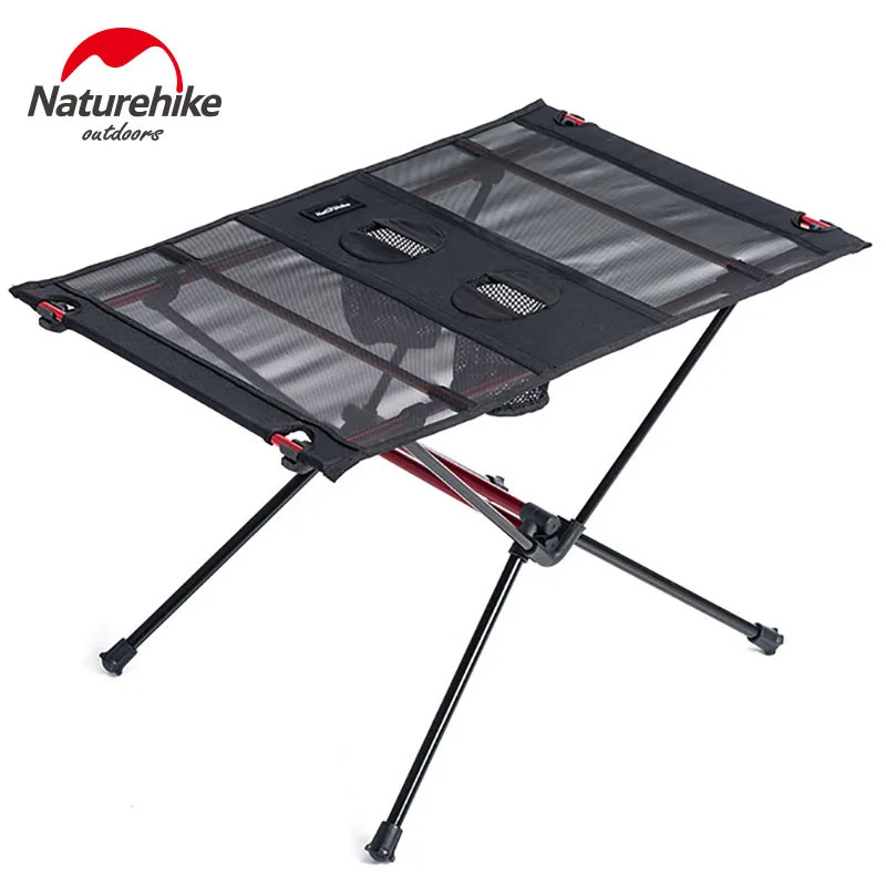 Naturehike Ultralight Collapsible Table Aluminum Alloy Folding Camping Table Portable Roll Up Outdoor Picnic Table Fishing Desk