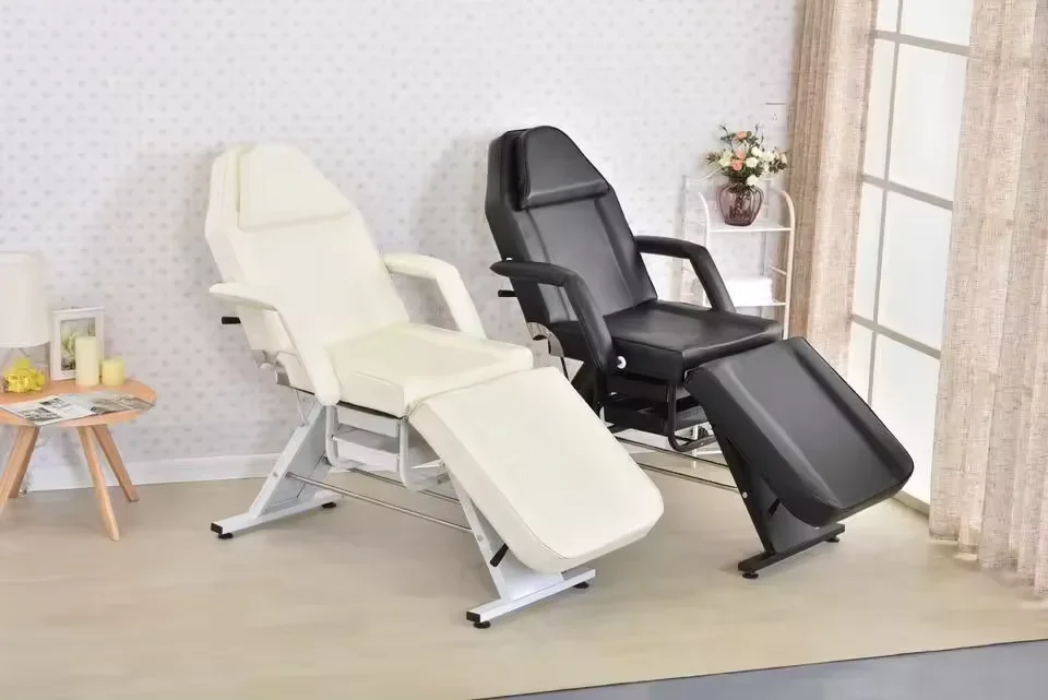 Cheap Price Black Beauty Salon Furniture durable Massage Table Bed Beauty Bed Facial Salon Machine