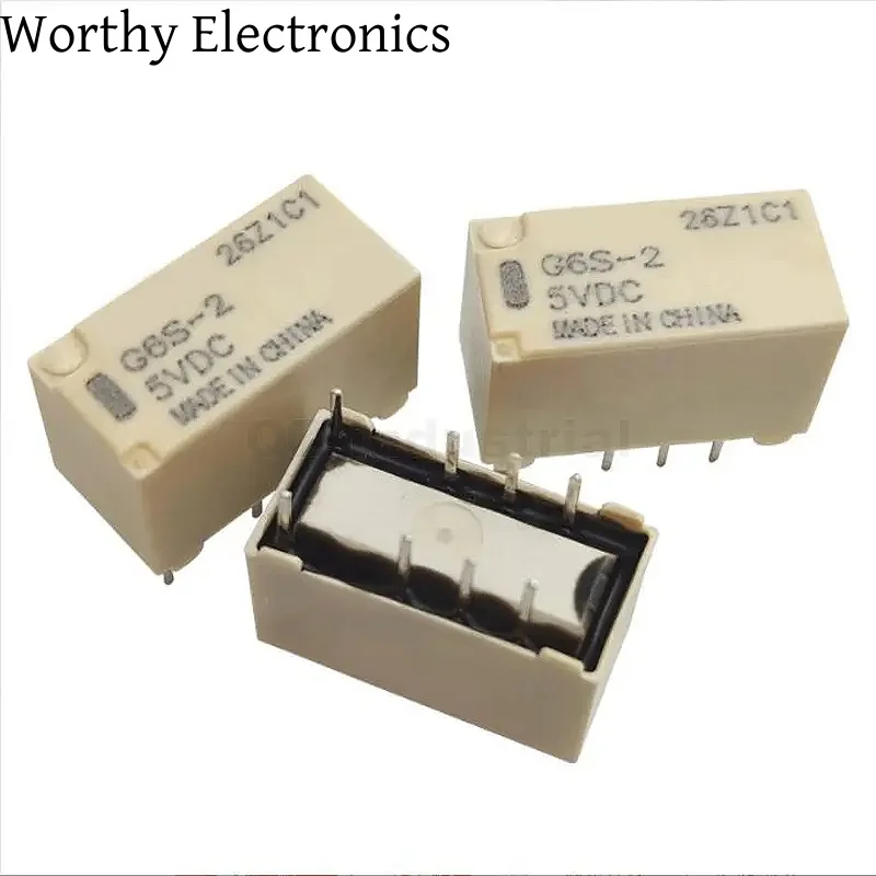 Free Shipping 10Pcs/Lot 5V 8Pin G6S-2-5Vdc Relay
