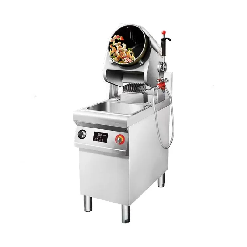 

Automat Rotate Robot Cooking Machine Gas Robot Fry Rice Machine Large Commercial Cooking Machine