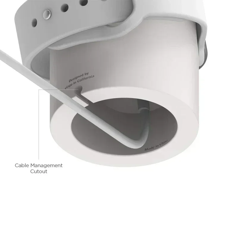 Für Apple Watch Ladeständer iWatch Ultra/8/SE2/7/6/SE/4/3 49 mm/45 mm/44 mm/42 mm/41 mm/40 mm/38 mm Langlebiger Silikon-Nachttischmodus – Detail 3