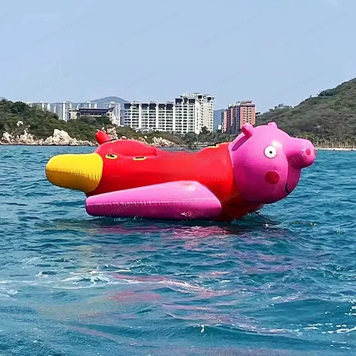 Inflatable Towable Motorcycle Water  Fast Speed Boat Towable Tube For Summer Outdoor Water Sports Entertainment