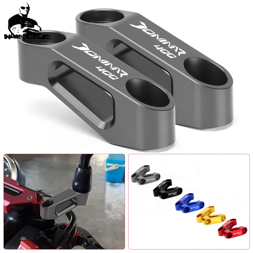 Motorcycle Adjustable Mirrors Riser Extension Bracket Mount Accessories For Bajaj Dominar 400 Pulsar 200 NS 200 RS AS Dominar400