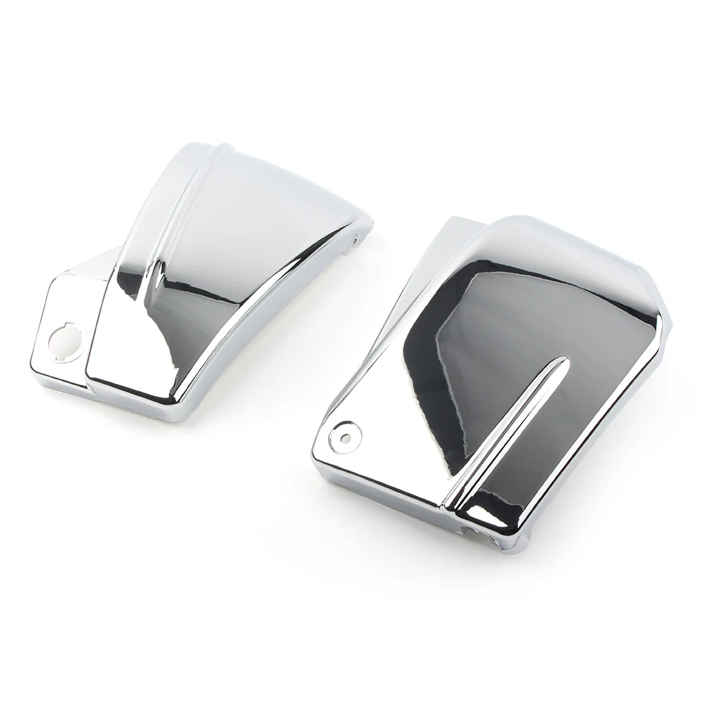 Motorcycle Side Covers Fairing Battery Cover Protector For Yamaha V Star Drag Star 650 XVS650/A Custom Classic 2Pcs Chrome ABS