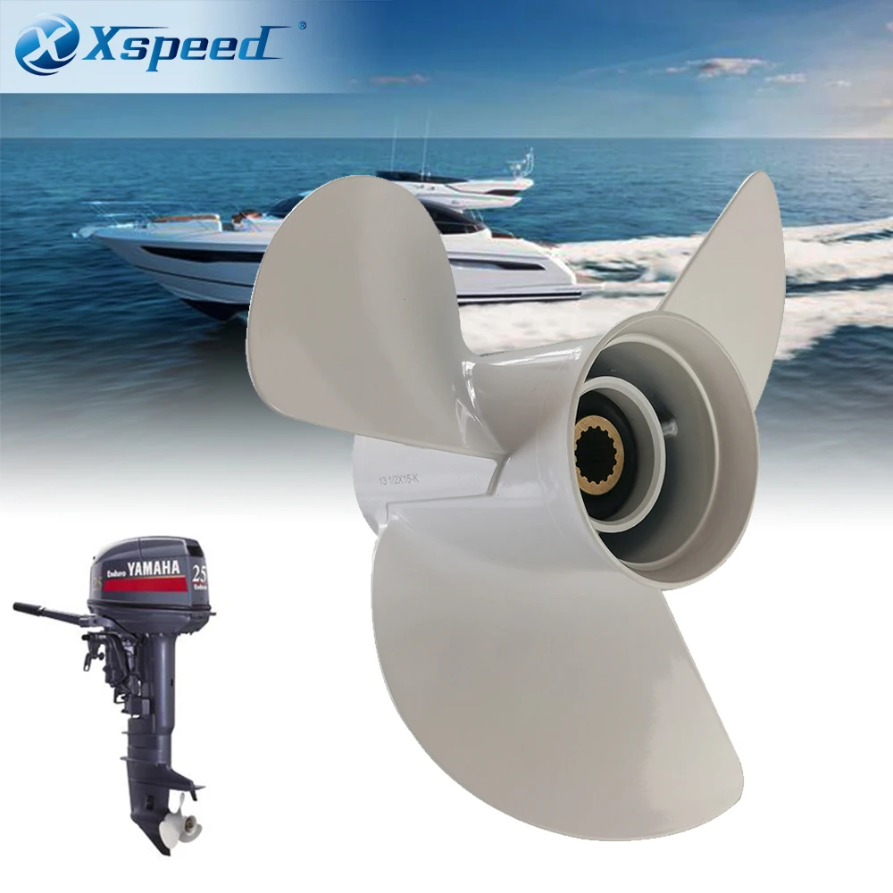 ALUMINUM 2.5-5HP Marine Propeller For YAMA Outboard Engine