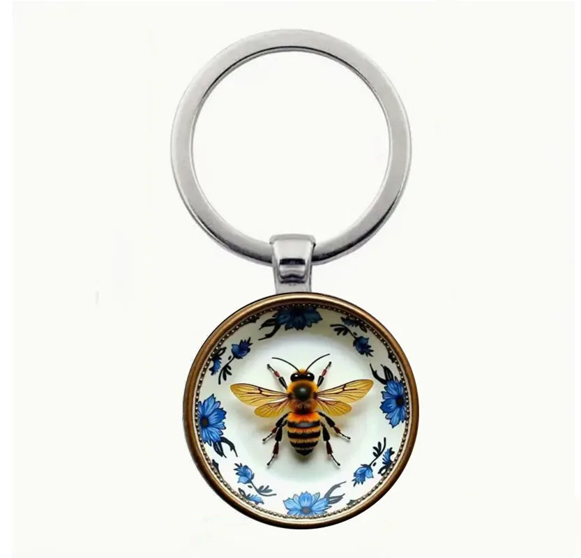 Очаровательные-брелки-с-пчелой-и-цветком-изготовленные-из-цинкового-сплава-модные-сумки-и-автомобильные-аксессуары-идеально-подходят-для-украшения-дома-и-ок