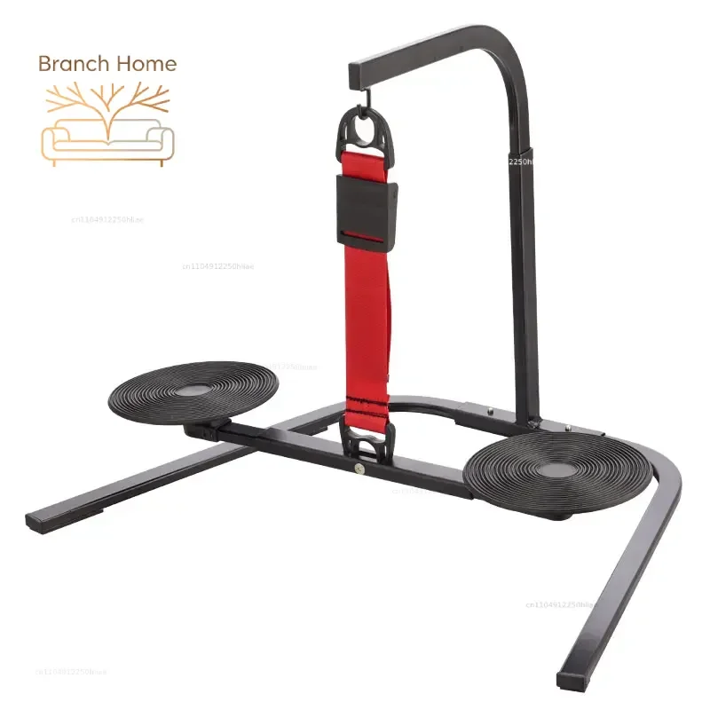 Office Sedentary Step Stool Station: Anti-cross Legs Adjustable Foot Rest Exercise Swing Footstool for Under Desk Use