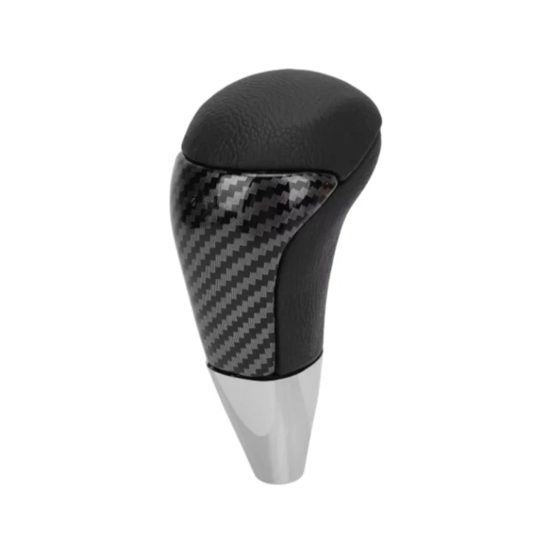 

Gear Shift Knob, Gear Shifter Knob Carbon Fiber Ergonomic Sturdy Gear Shift Head with 3 Adapters for Manual Automatic