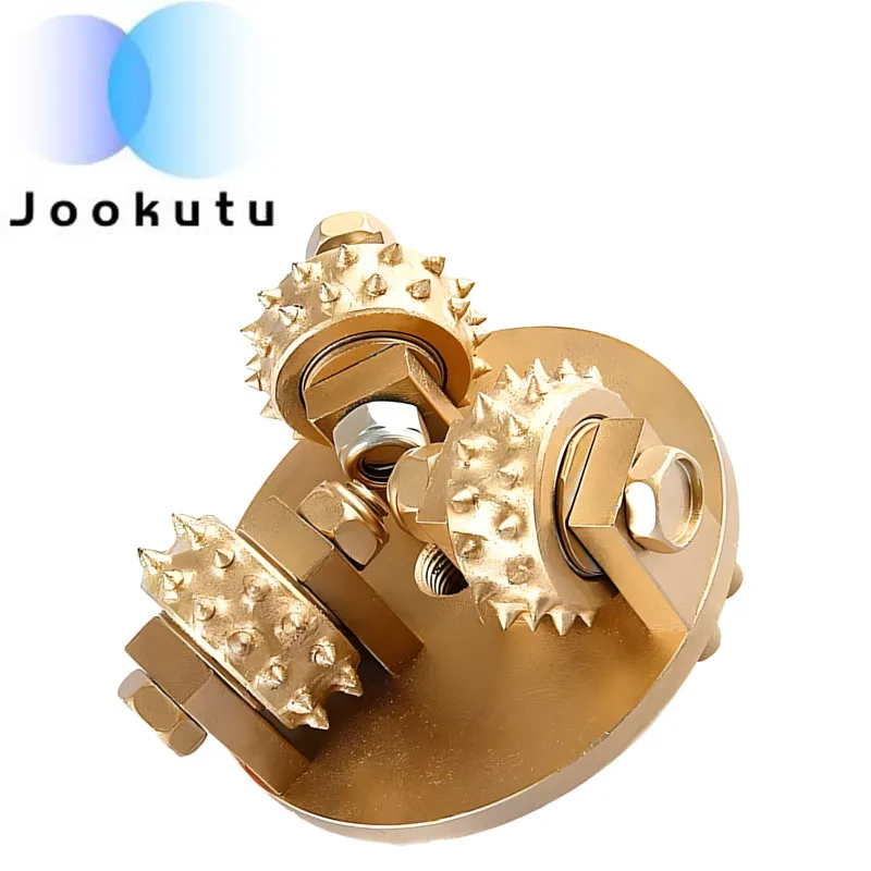 5 Inch 125mm Single Layer Three Heads 201 Bearing 30 Teeth Chiseling Disc Litchi Surface Alloy Roller Grinding Disc