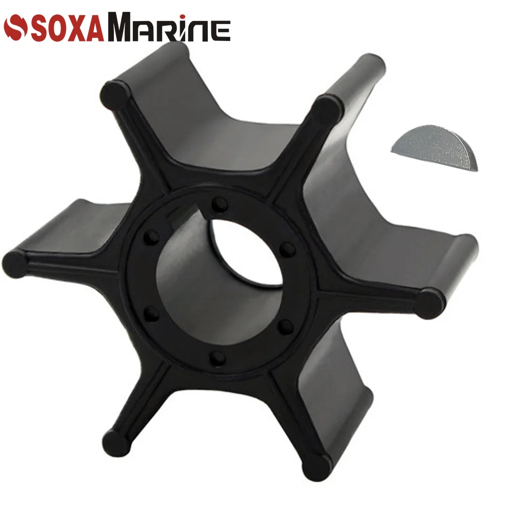 17461-92D00 Water Pump Impeller with Key for Suzuki Marine 2-Stroke DT8 DT9.9 HP 17461-92D02 17461-92D01