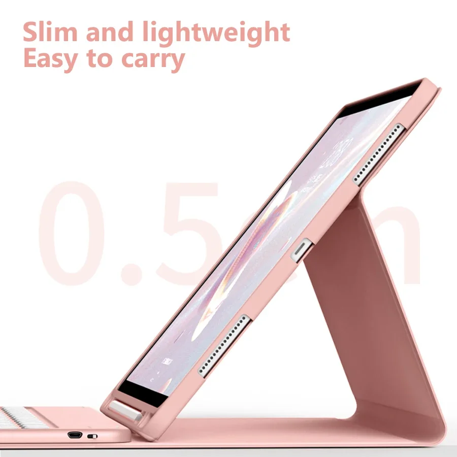 Imagem -05 - Capa Magnética para Teclado e Mouse Bluetooth com Suporte para Lápis Samsung Galaxy Tab s9 s8 s7 fe Plus Ultra s6 Lite a9 a8 a7 Plus