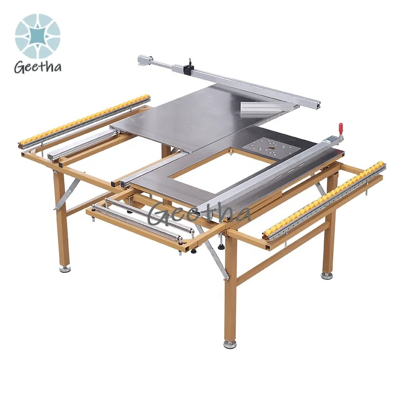 WJ80 Sliding Wood Saw Woodworking Machinery Table Wood Saw Machine Wood Cutting Table Machine