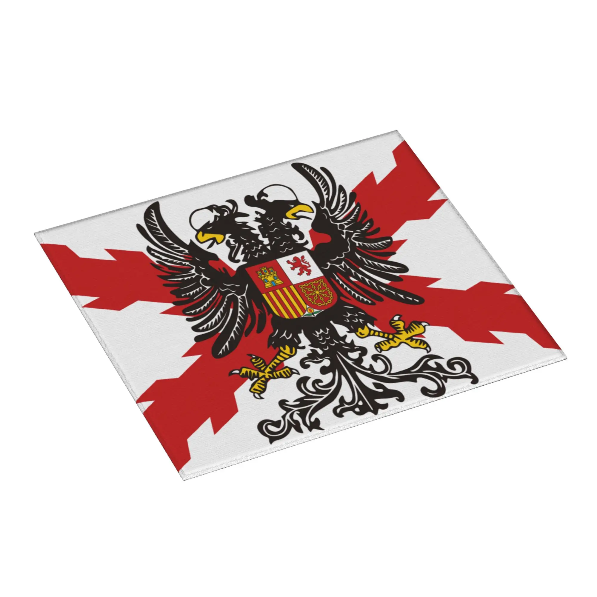 Drying Mat For Kitchen Spanish Legion Barware Tableware Oil Proof Reusable Spain Burgundy Cross Washable Kitchen Sink Drying Pad