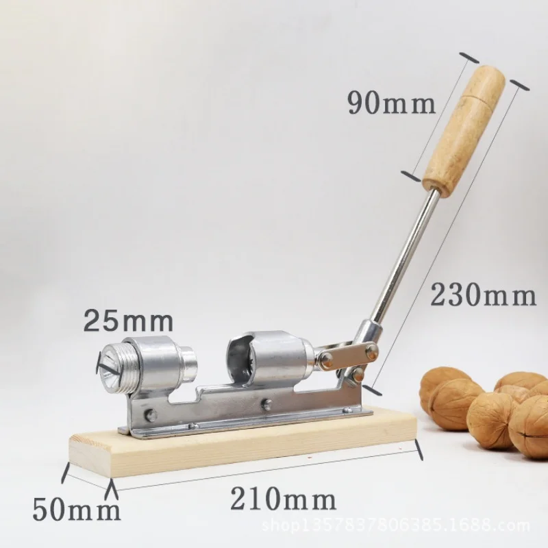 Manual Nut Cracker  Stainless Steel Mechanical Sheller Pecan Filbert Walnut Nutcracker Fast Opener Nutcracker Clamp Kitchen Tool