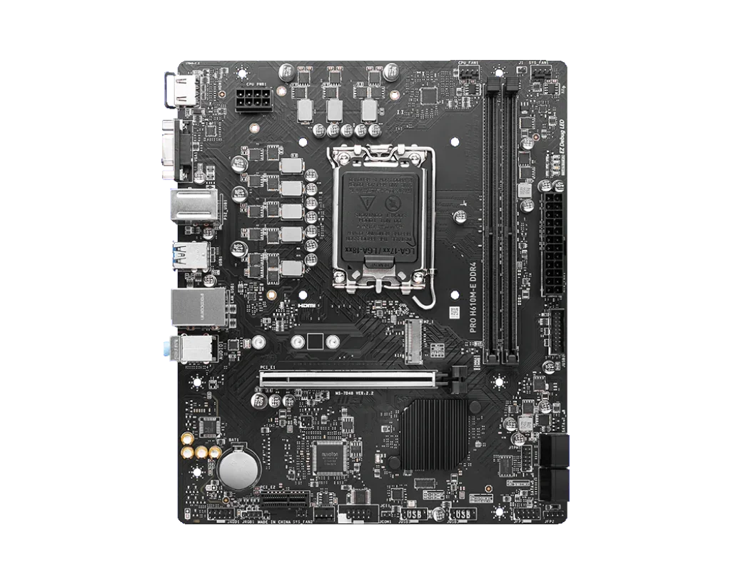 MSI PRO H610M-E DDR4 1700 Intel H610 DDR4 64GB Mirco-ATX متوافق مع i9-14900 i5-14400 i5-13600 i7-12700T i5-12500 وحدة المعالجة المركزية #2