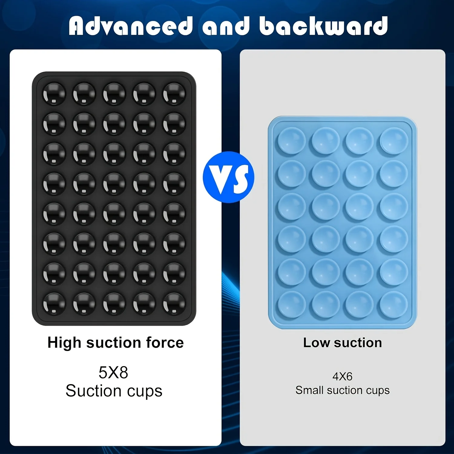 2pcs Double-Sided Silicone Suction Cup Phone Stand for Iphone  Android  Adjustable Angle for Makeup Fitness Yoga Binge-Watching view 5