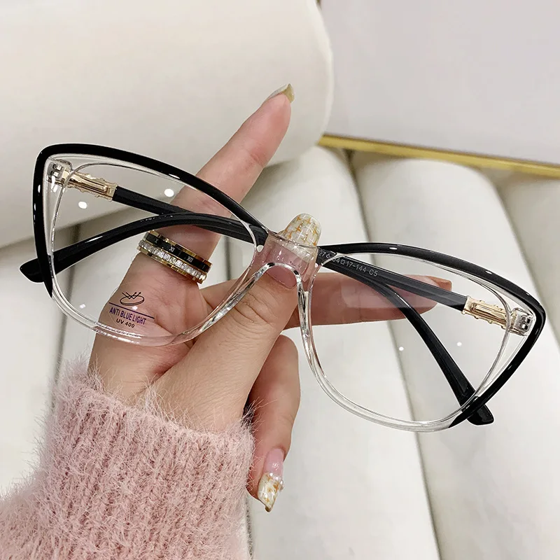 Droom Godin Tr90 Ultralight Myopia Optical Glasses Frame Fashion Women Anti Blue Light Transparent Computer Glasses Brand Design