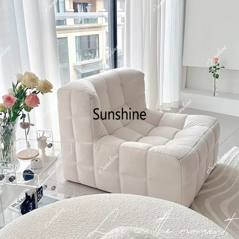 Vacuum Compression Sofa Block Combination Frameless Pure Sponge Integrated Sofa Fabric Module Divano Da Soggiorno Furniture T*