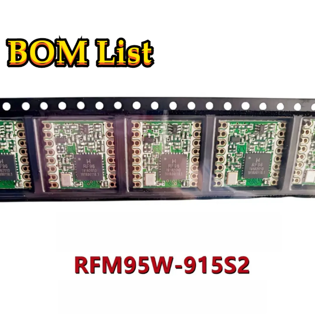 RFM95W 915S2 915S2R RFM95W-915MHz RFM95 SX1276 Ultra long distance RF Transceiver LoRa Module FOR North America UK Korea Japan