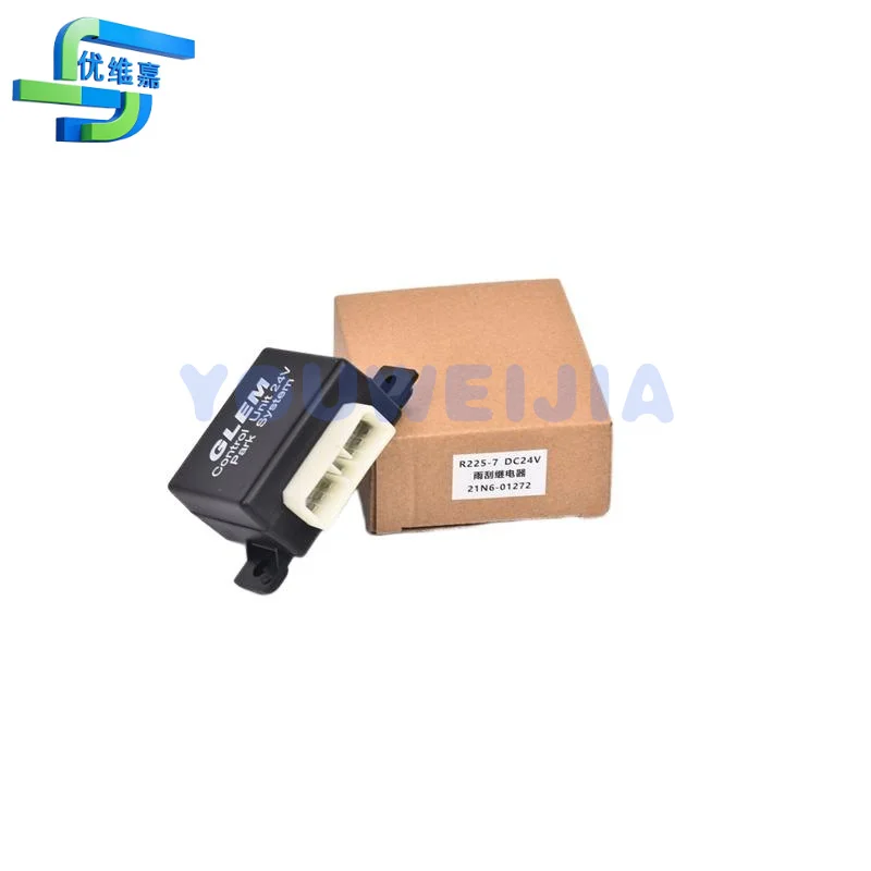 21N6-01272 21N6-01270 GLEM Wiper Motor Relay Control Unit 24V Park untuk Hyundai R110-7 R210-7 R215-7 R225-7 R300-7 Excavator