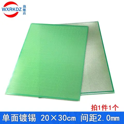 2.0mm 피치 20x30 CM 단면 구리 프로토 타입 PCB DIY 범용 인쇄 회로 IC 보드 20*30cm 브레드 보드 플레이트 200*300mm