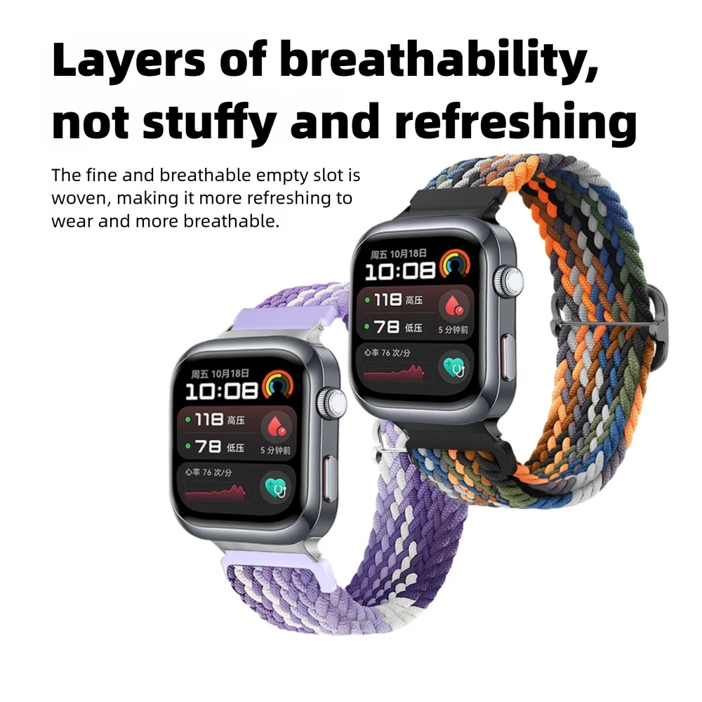 Elastic Braided Strap For Huawei Watch D2 Bracelet Quick Release Breathable Nylon Replacement Sport Smart Watch Band Man Woman